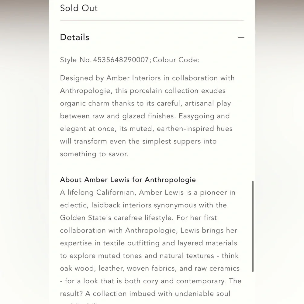 Anthropologie rare find